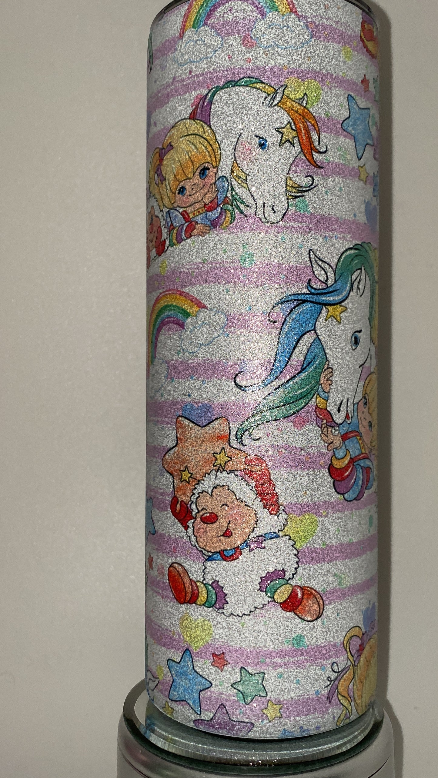 Rainbow Brite 80s Retro inspire 20 oz Hot and Cold Double Insulated Drinking Cup