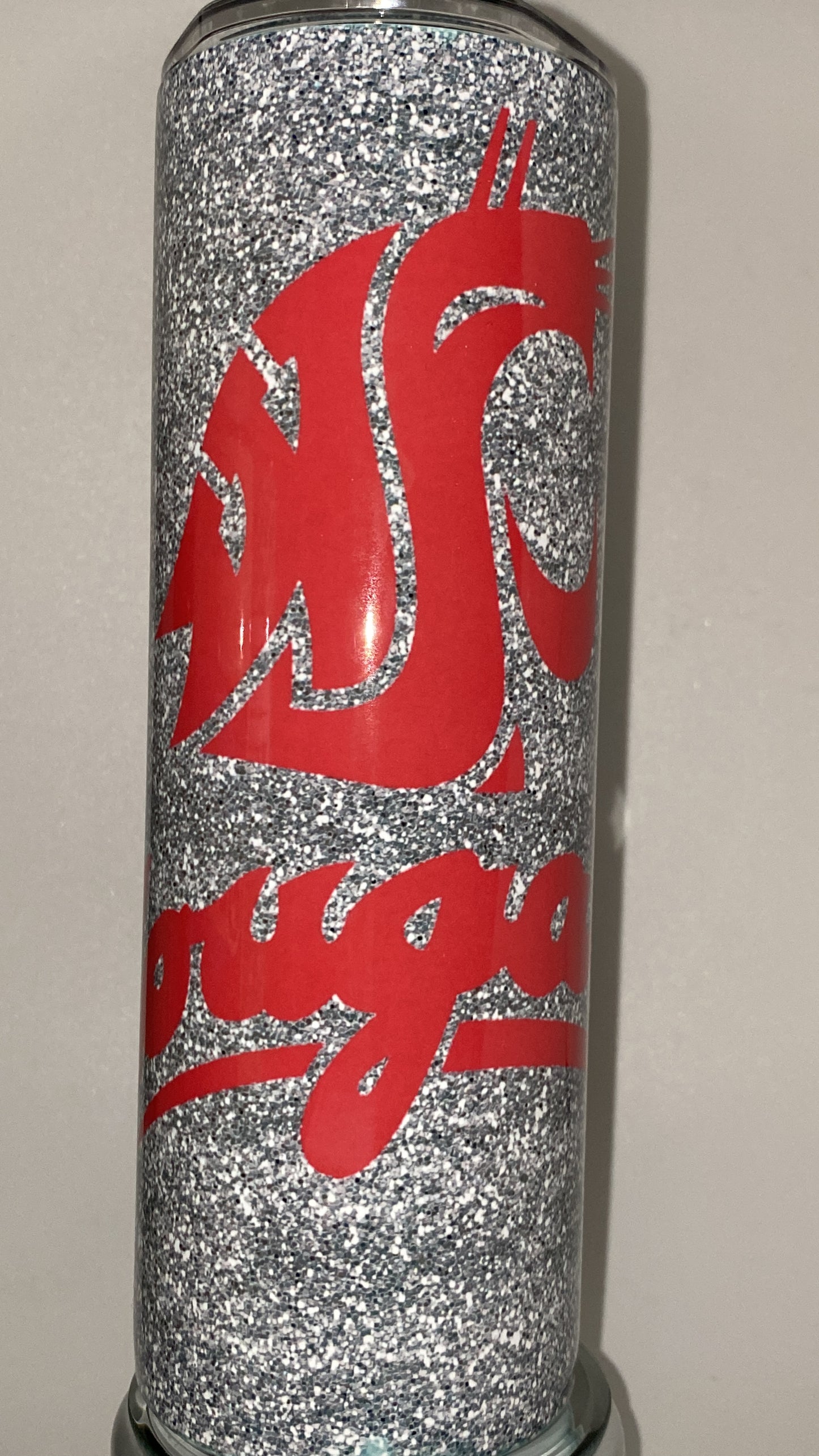 WSU Cougars Inspired Tumbler Washington State University Drinking Cup