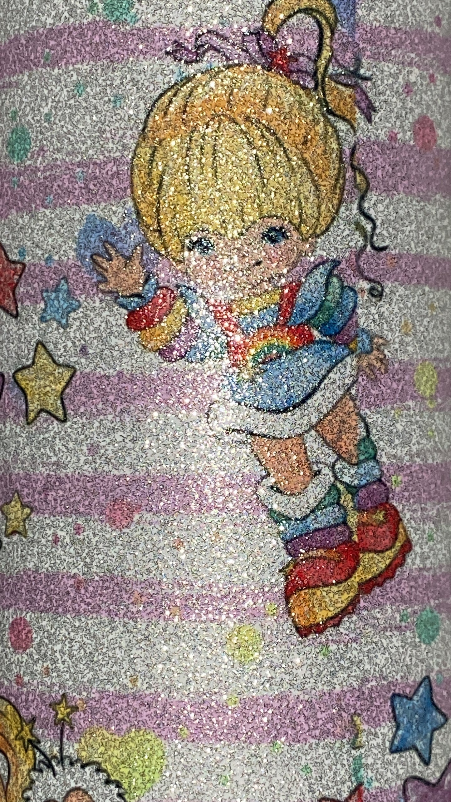 Rainbow Brite 80s Retro inspire 20 oz Hot and Cold Double Insulated Drinking Cup