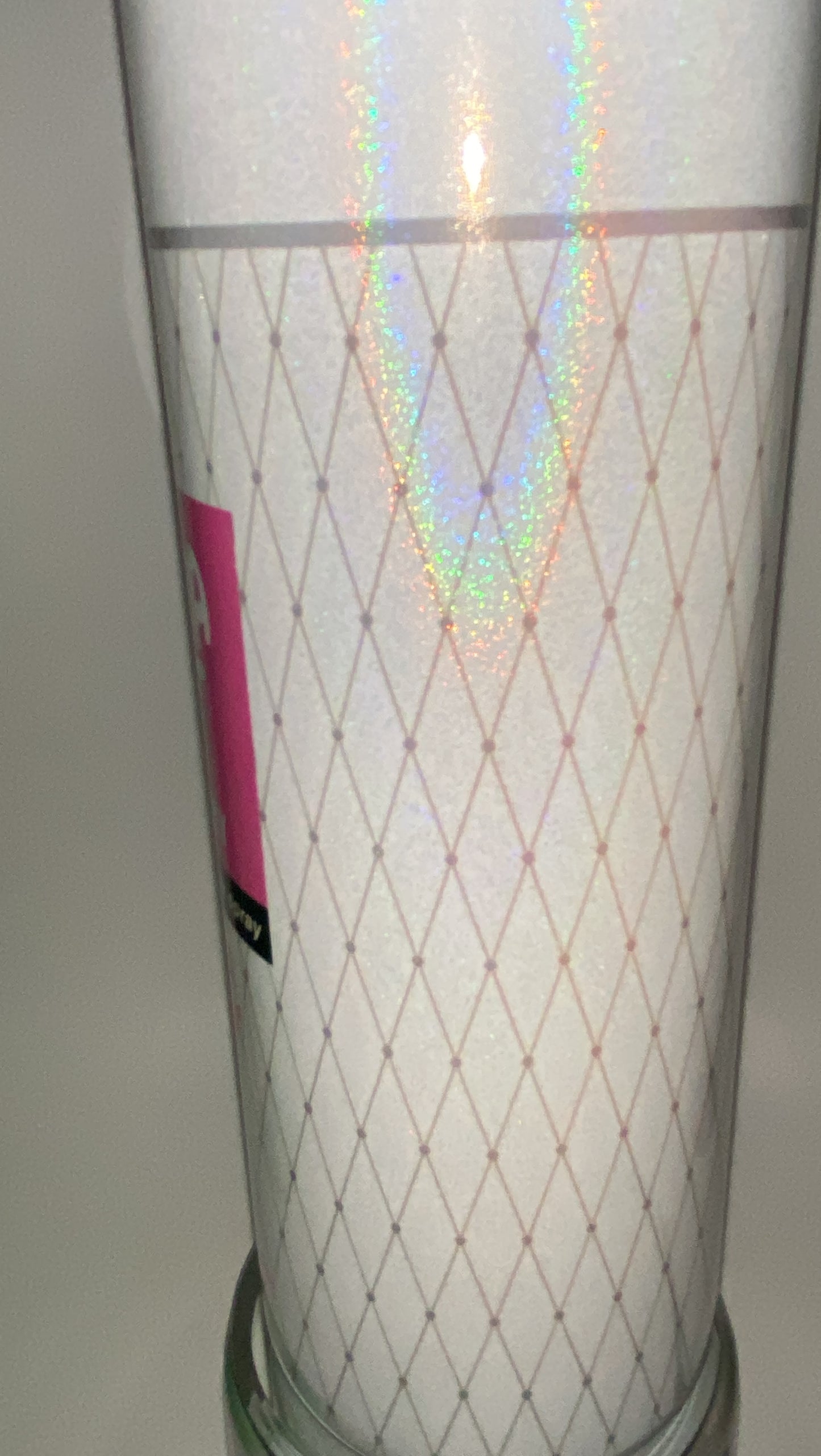 Aqua Net Inspired HOLOGRAPHIC Tumbler 20 oz Hot and Cold Drinks Double Insulated