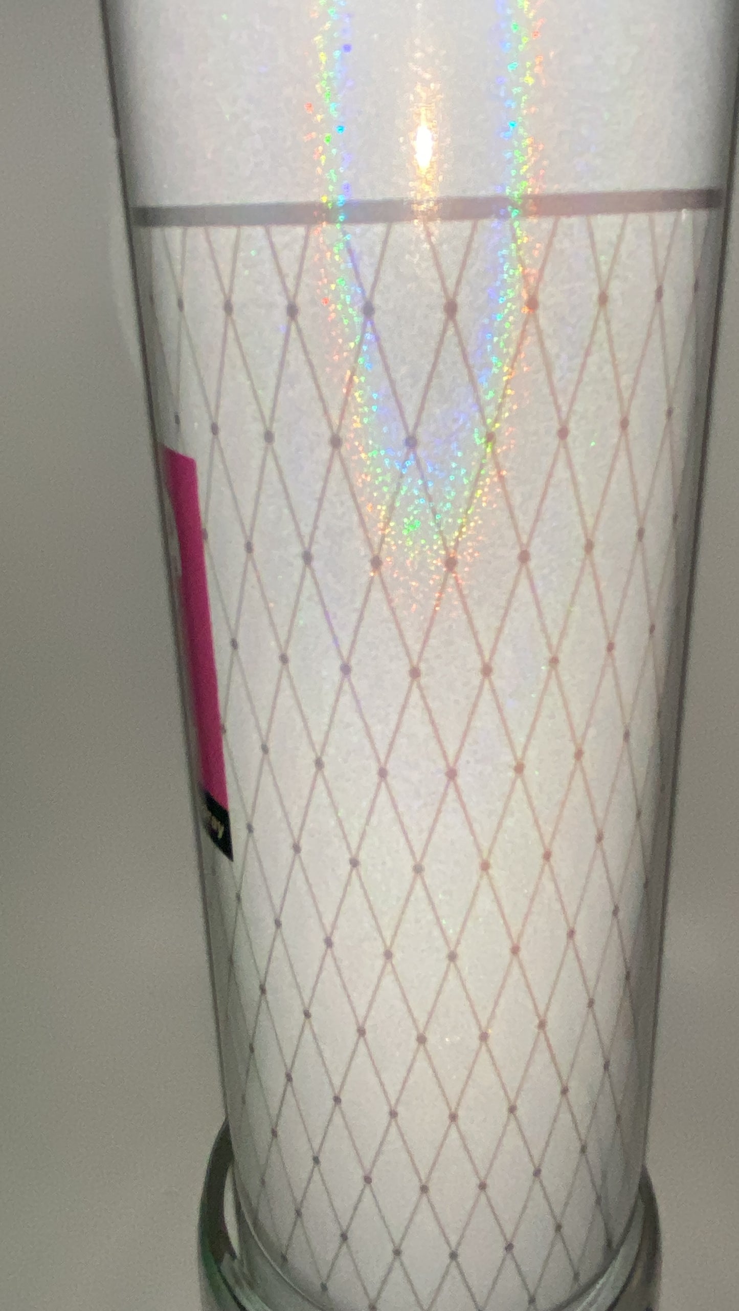 Aqua Net Inspired HOLOGRAPHIC Tumbler 20 oz Hot and Cold Drinks Double Insulated
