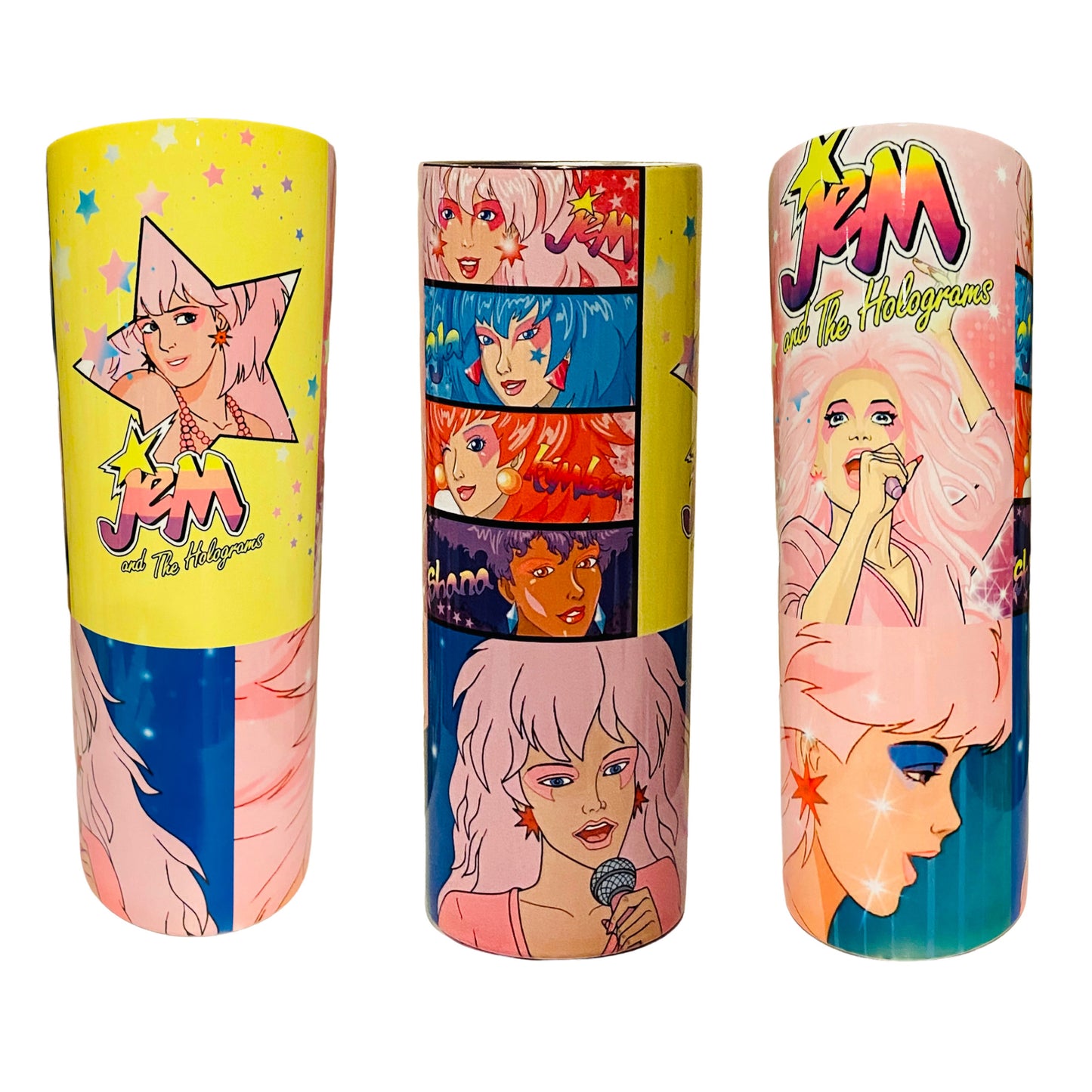 Jem and the Holograms 80s Music Tumbler