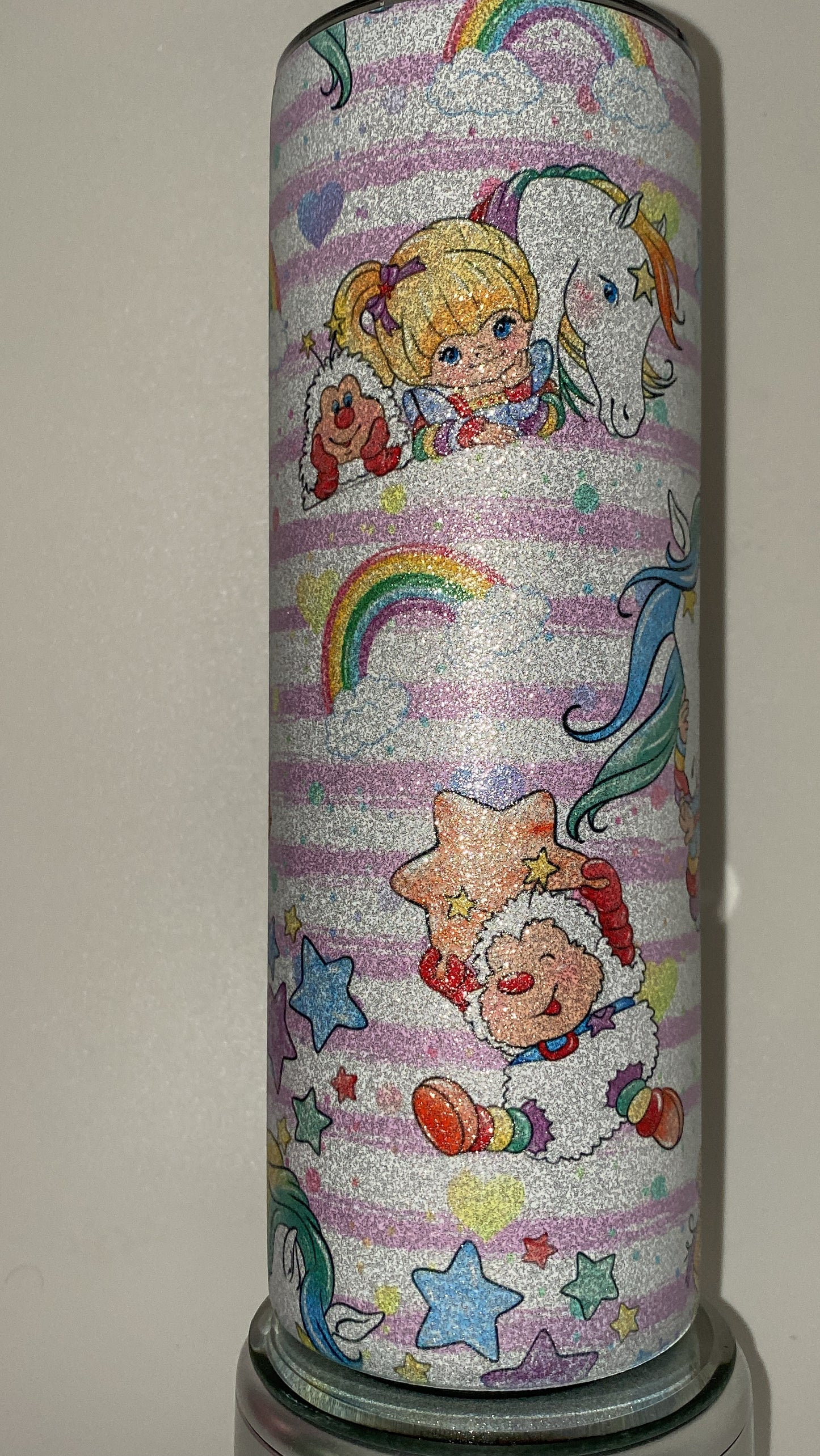 Rainbow Brite 80s Retro inspire 20 oz Hot and Cold Double Insulated Drinking Cup