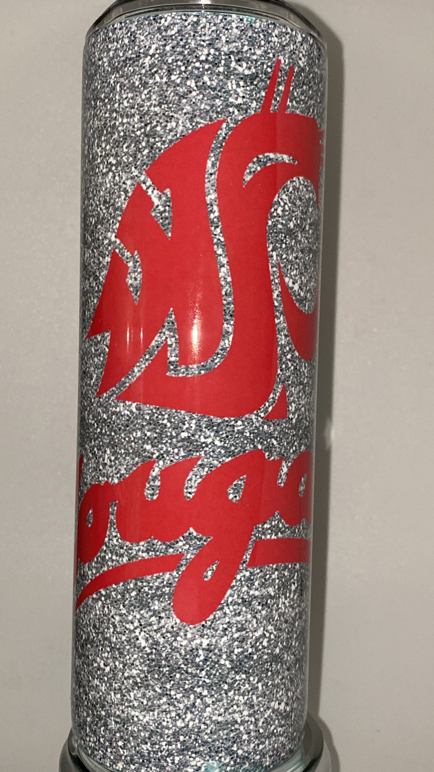 WSU Cougars Inspired Tumbler Washington State University Drinking Cup