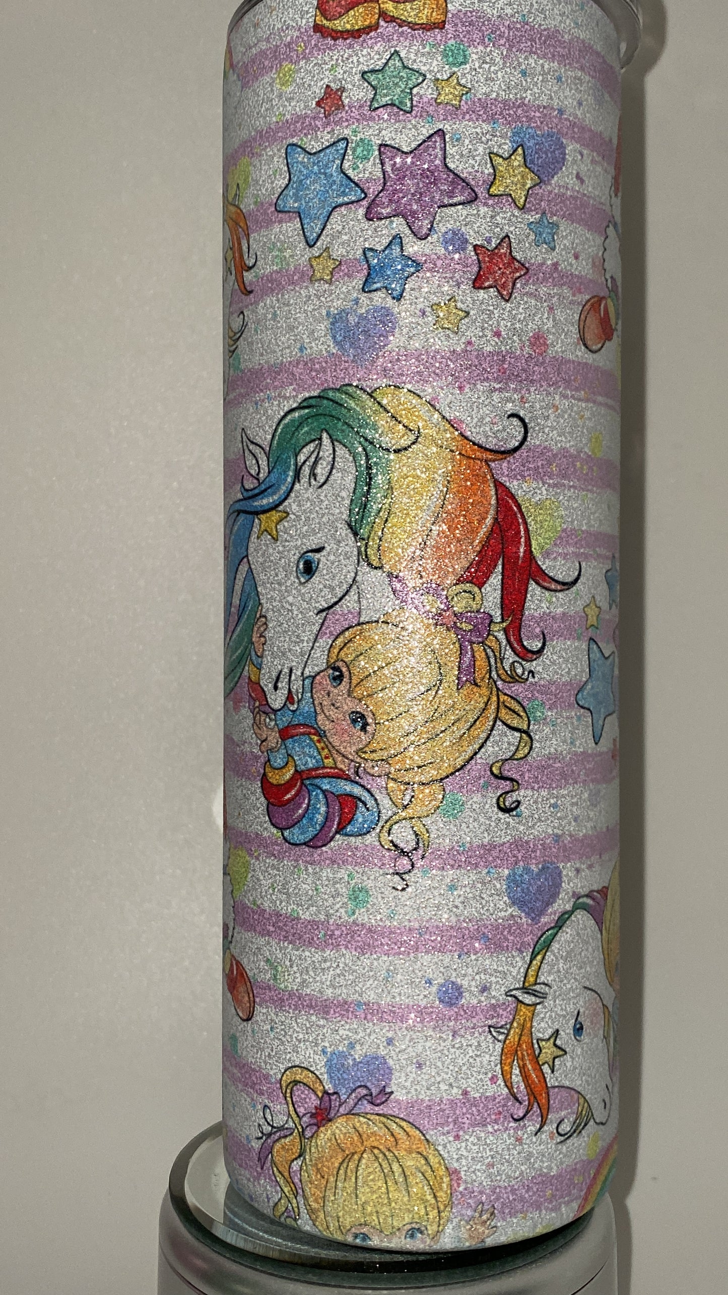 Rainbow Brite 80s Retro inspire 20 oz Hot and Cold Double Insulated Drinking Cup