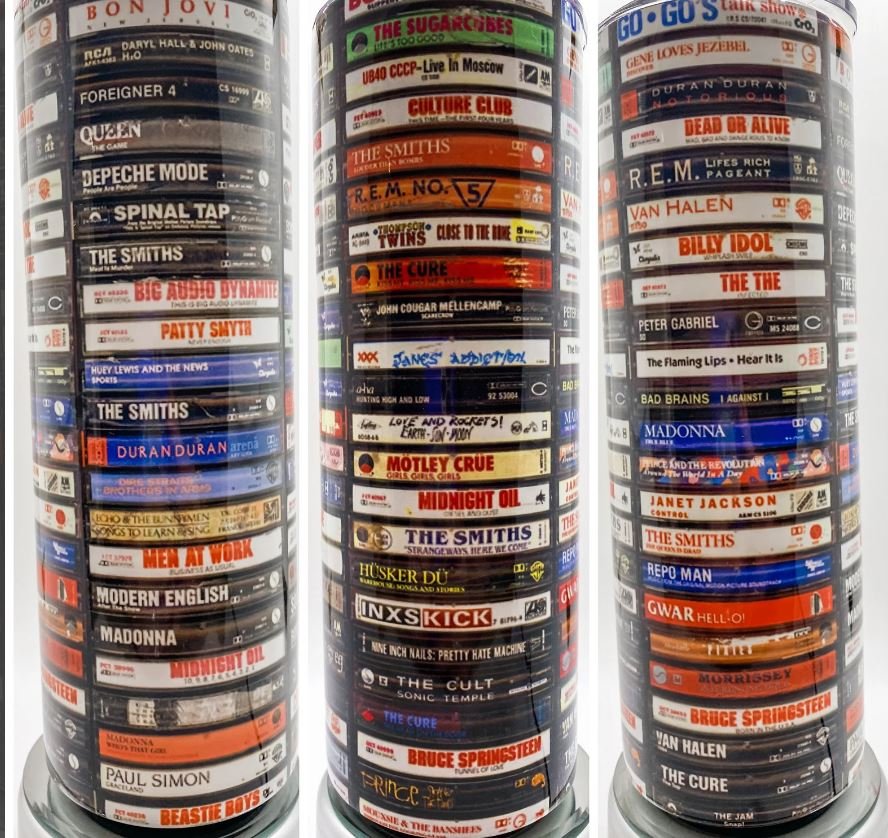 Retro 80s Music Tumbler Cassette Tapes Cup Gift for HOT & COLD Drinks