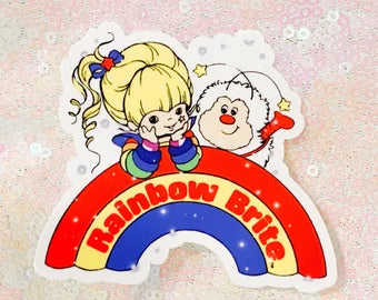 Rainbow Brite Twink Vintage 80s Sticker Retro 1980s Rainbow Bright Stickers Decal