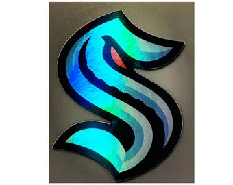 Seattle Kraken Hockey Decal Holographic NHL Sticker