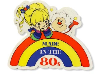 Rainbow Brite Vintage Made in the 80s Sticker Retro 1980s Rainbow Bright Stickers Decal