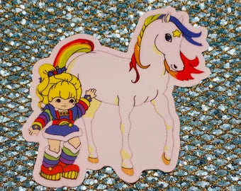 Rainbow Brite Starlite Vintage 1980 Sticker Gift Retro 1980s Rainbow Bright