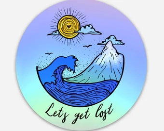 Wanderlust PNW Sticker Let’s Get Lost Explore Decal
