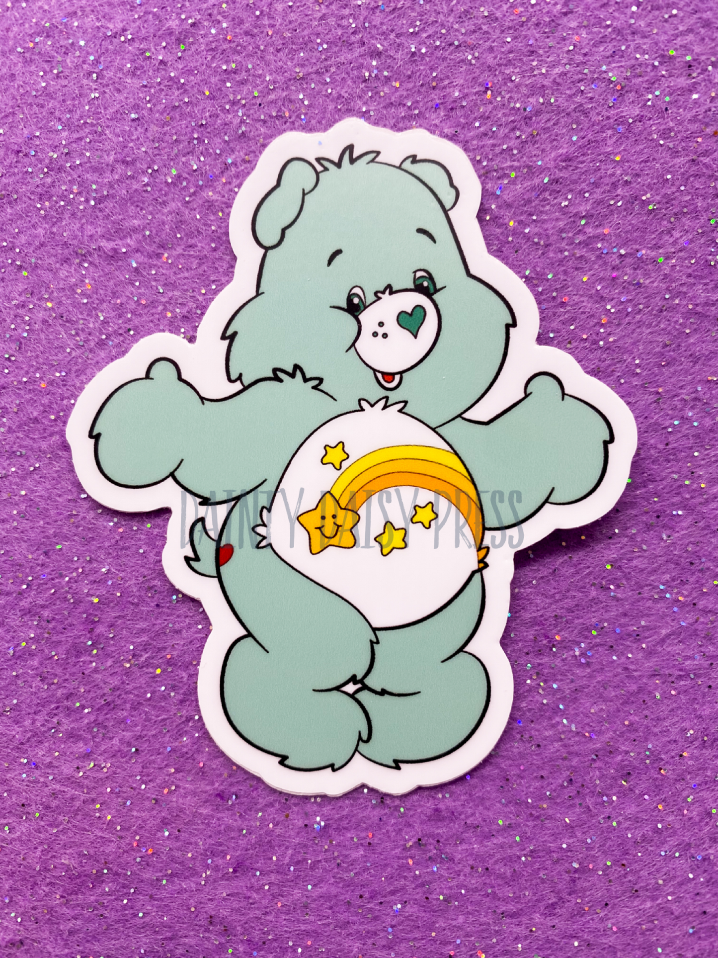 Care Bear Mini Stickers Set of 5 Retro 80s Decals