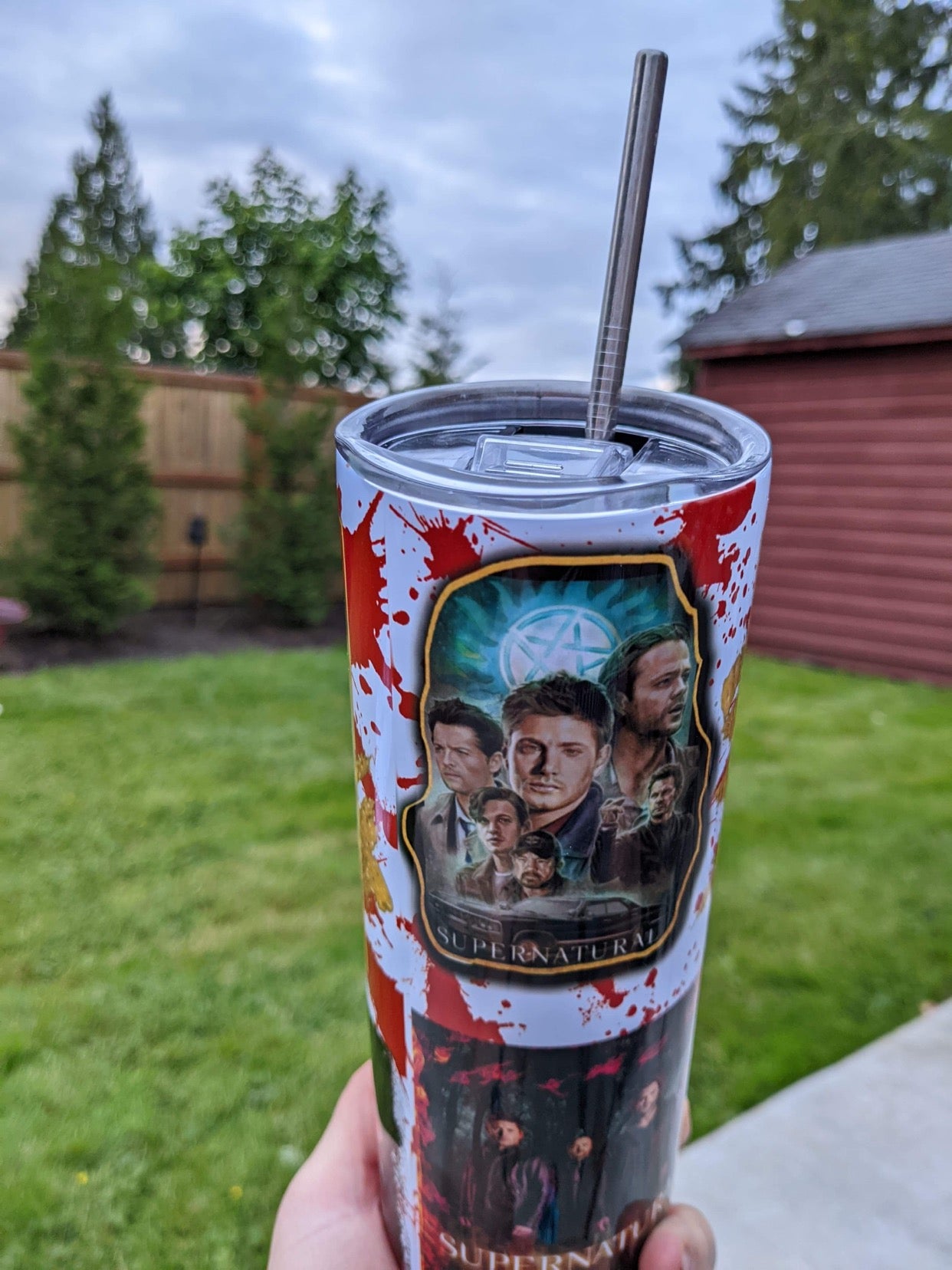 Supernatural Tumbler Dean and Sam for HOT & COLD