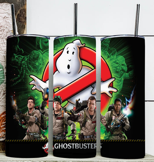 Ghostbuster 80s Nostalgic Retro Tumbler 20 oz Hot and Cold Drinks Double Insulated