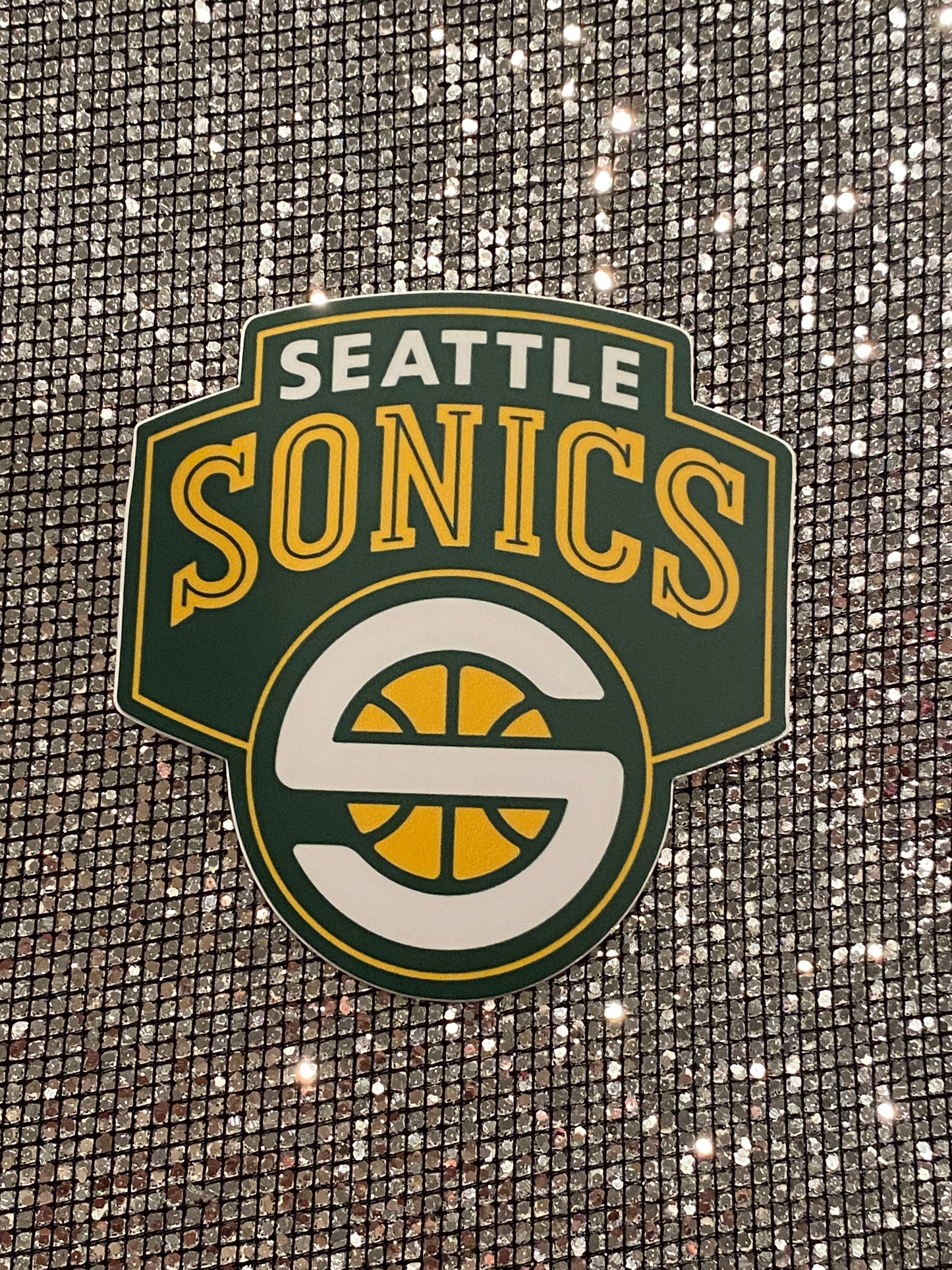 Seattle Super Sonics Stickers Retro Inspired Supersonics Decals