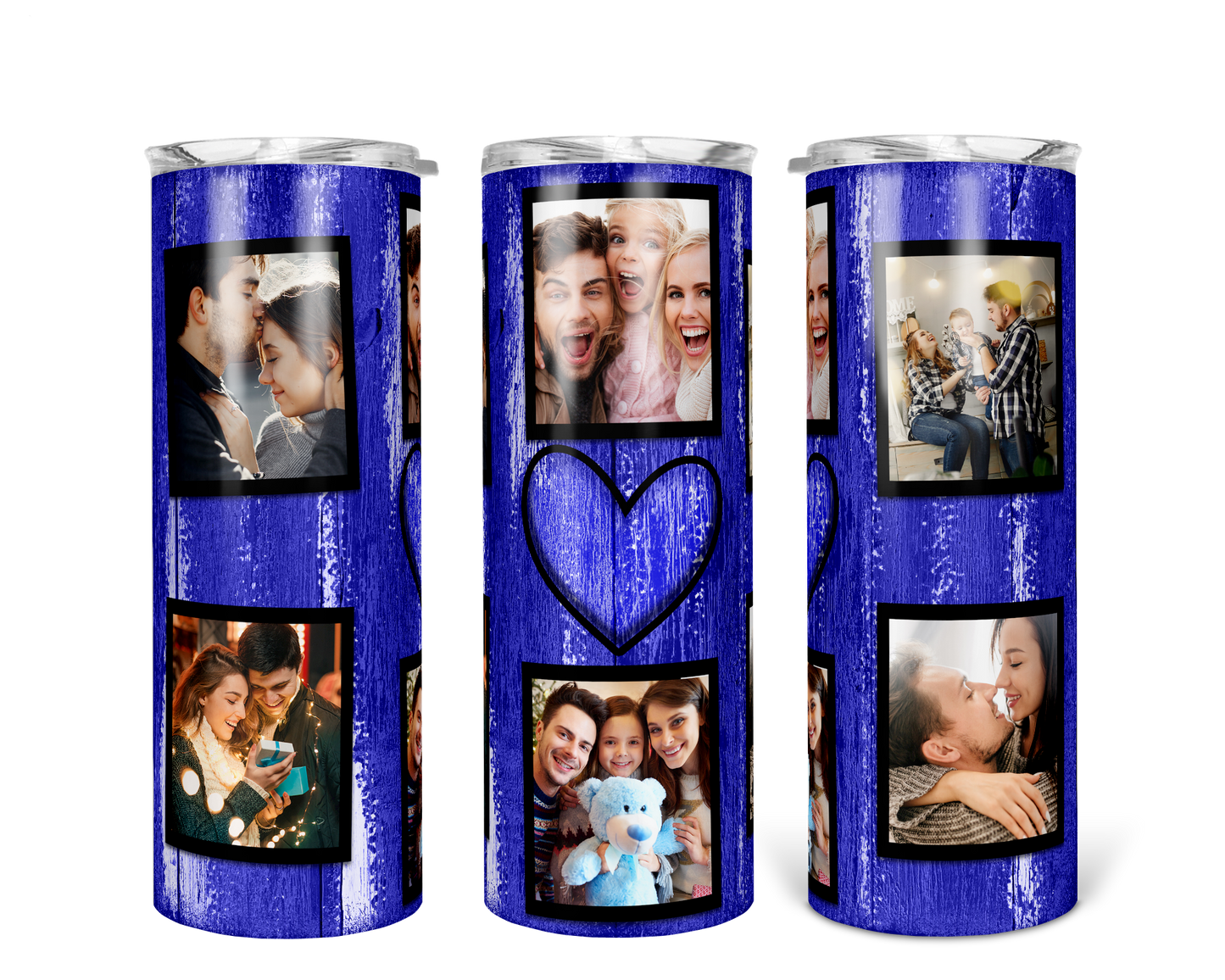 Personalized Picture Frame 20 oz Hot and Cold Double Insulated Drinking Cup