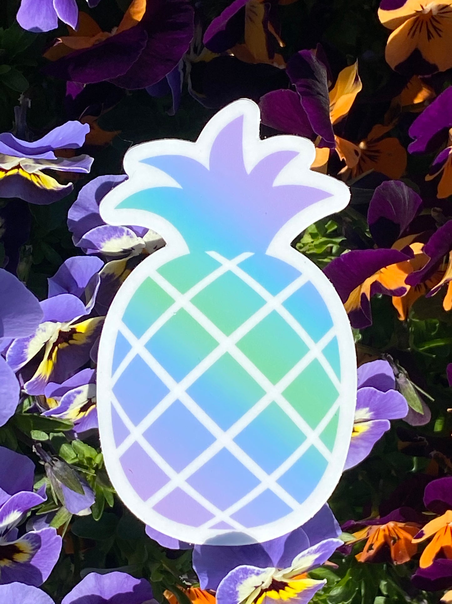 Dainty Pastel Pineapple Sticker IVF Warrior Gift Vinyl Decal
