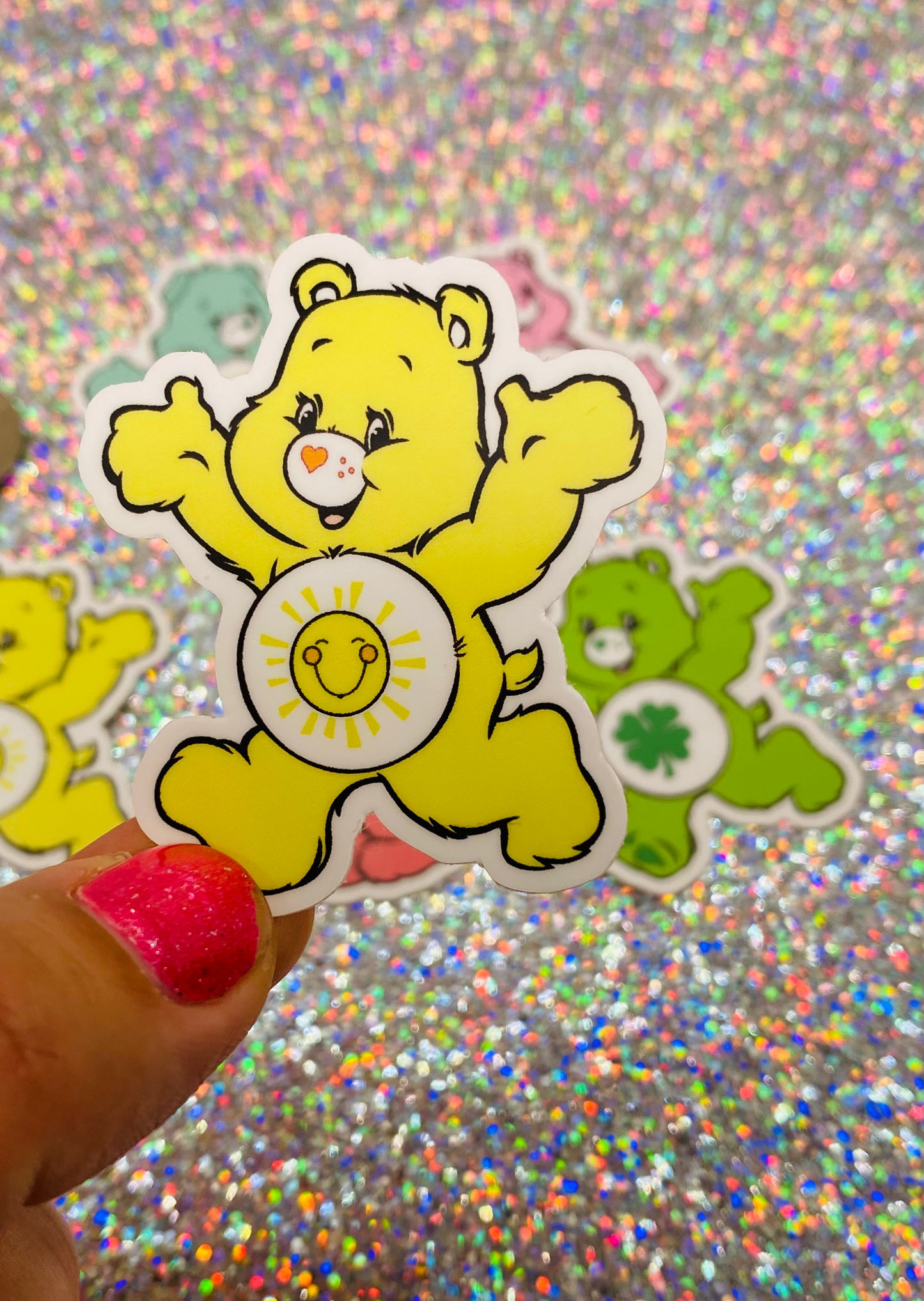 Care Bear Mini Stickers Retro Vintage Inspired Carebear 80s Decals