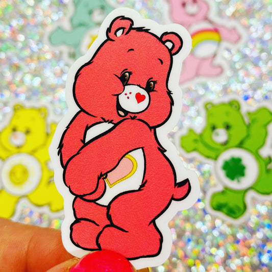 Cheer Bear 80s Care Bear Sticker