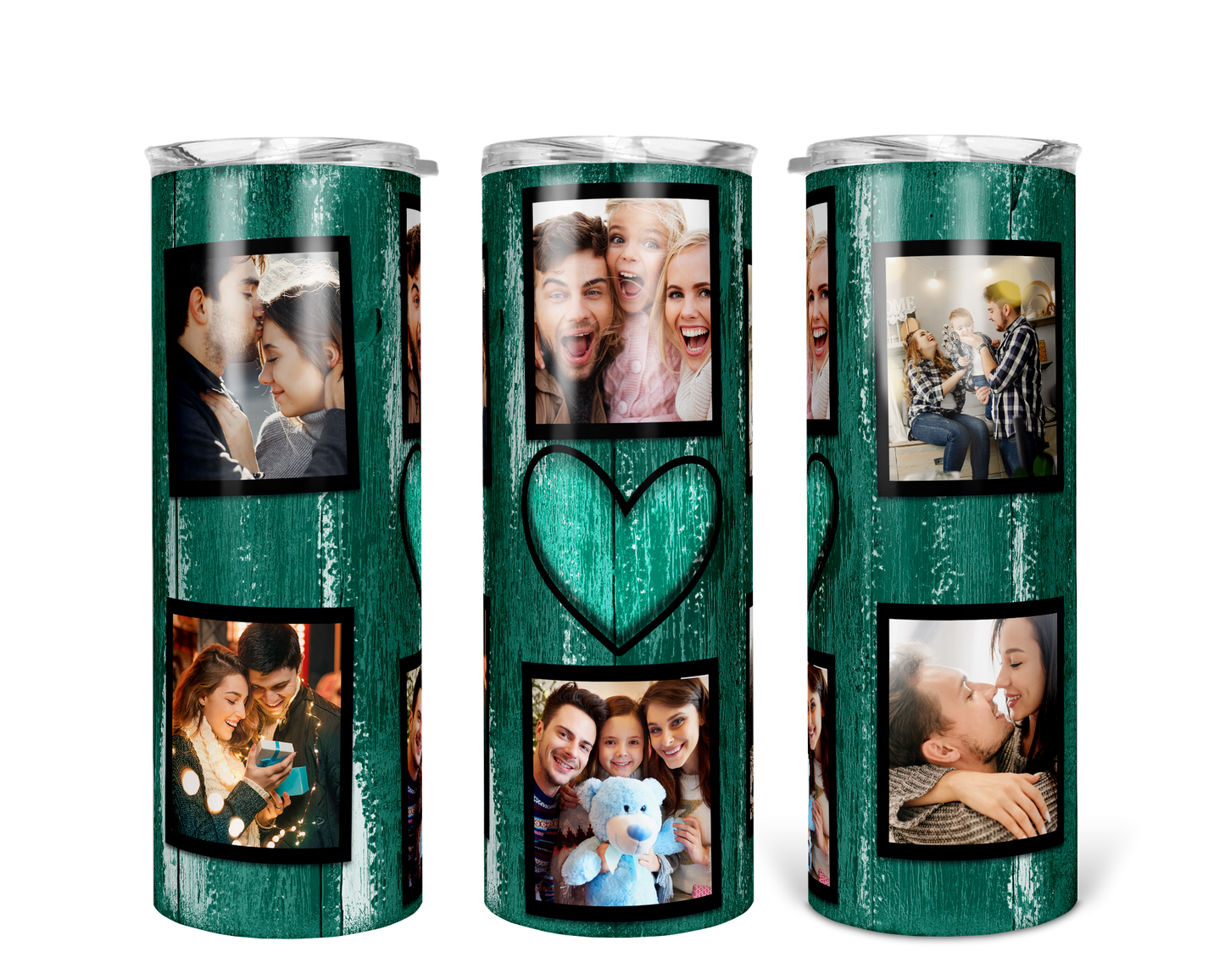 Personalized Picture Frame 20 oz Hot and Cold Double Insulated Drinking Cup