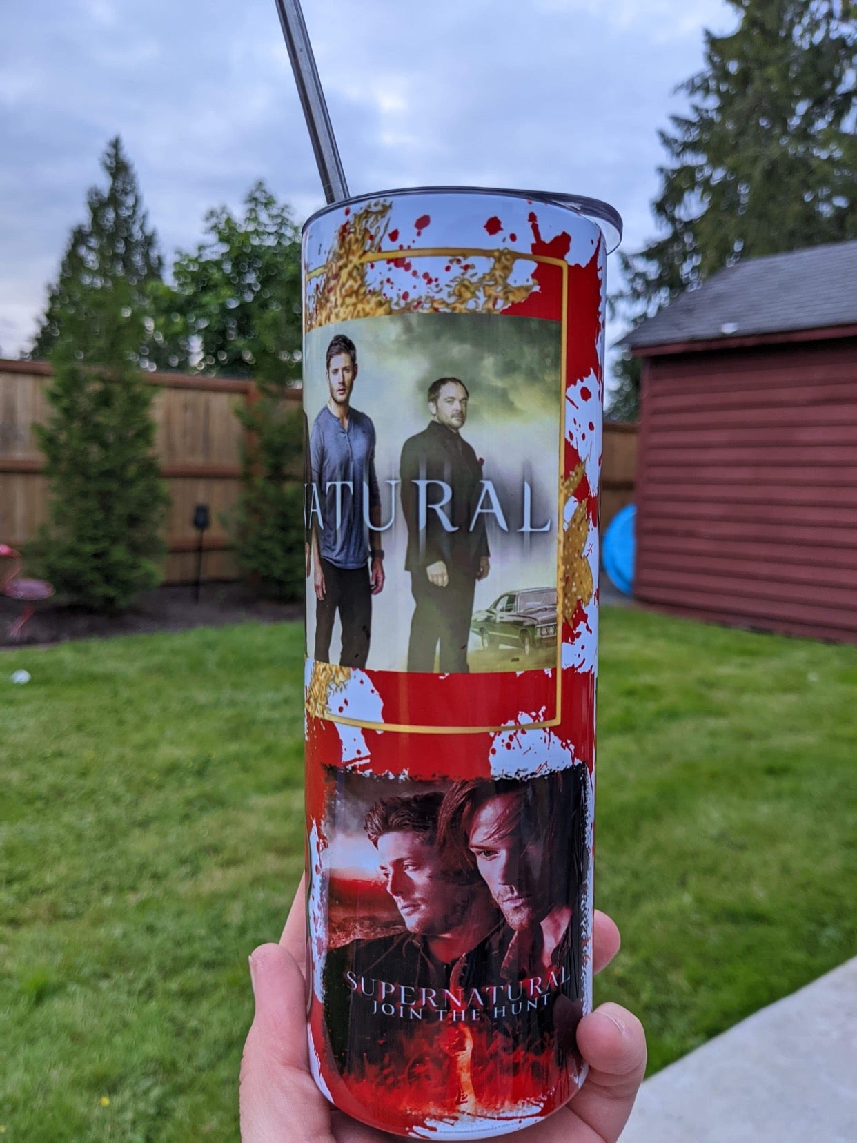 Supernatural Tumbler Dean and Sam for HOT & COLD