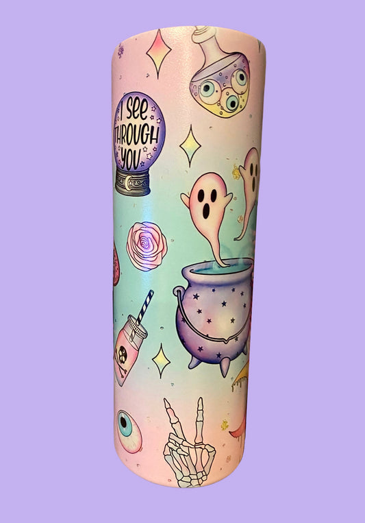 Witch Halloween Tumbler GLOW in the Dark Witchy Potion Cup