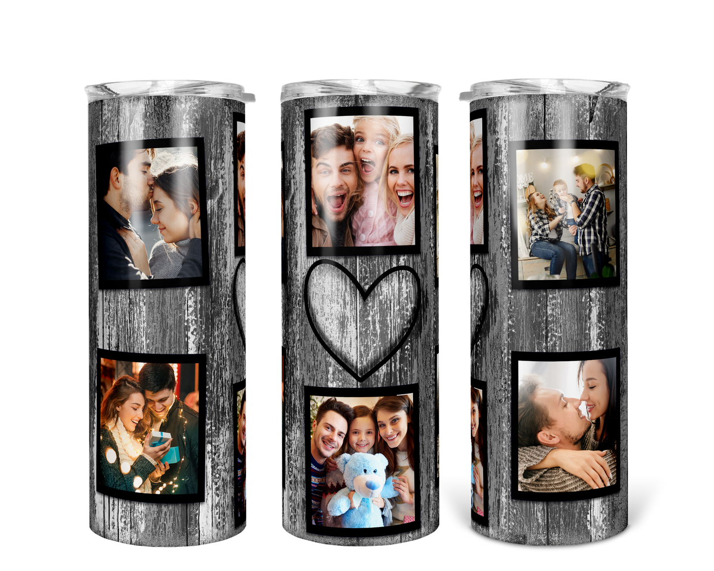 Personalized Picture Frame 20 oz Hot and Cold Double Insulated Drinking Cup