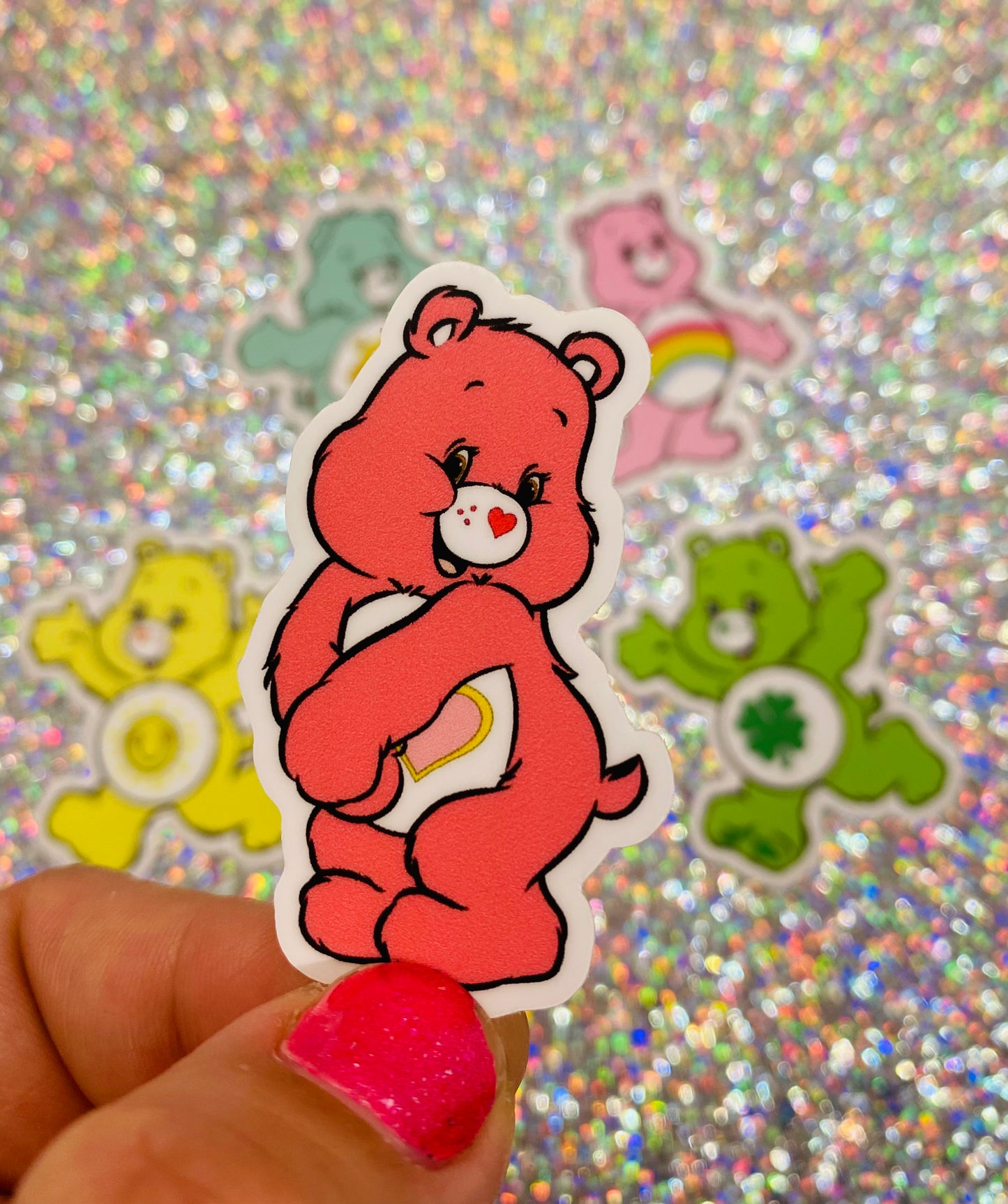 Care Bear Mini Stickers Retro Vintage Inspired Carebear 80s Decals