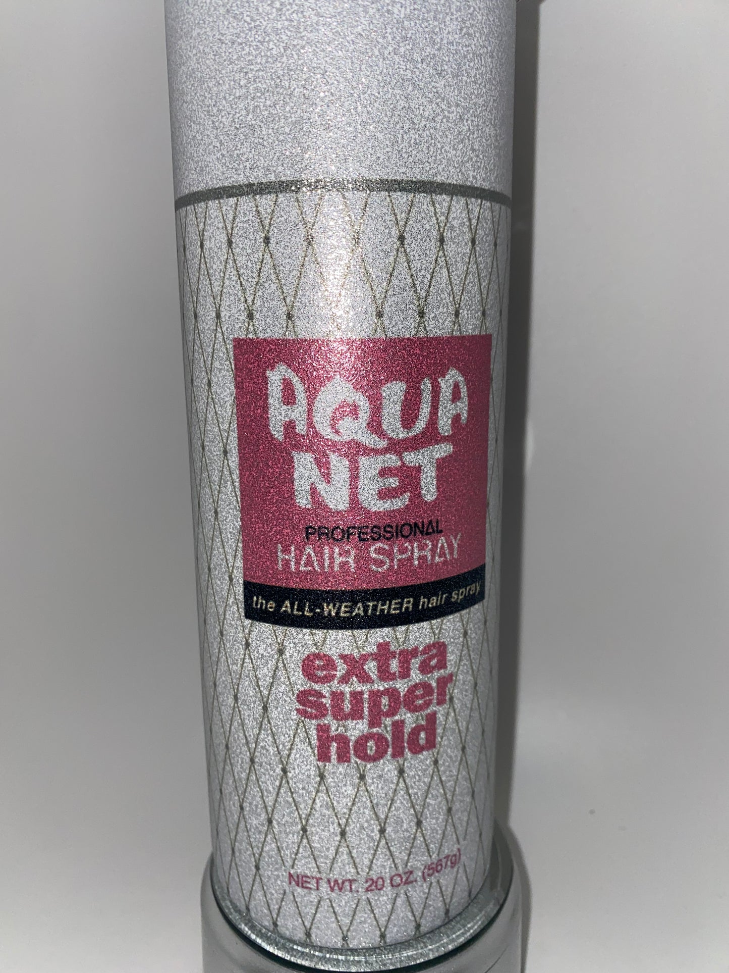 Retro Glitter 80s Aqua Net Tumbler Nostalgic Cup for HOT & COLD