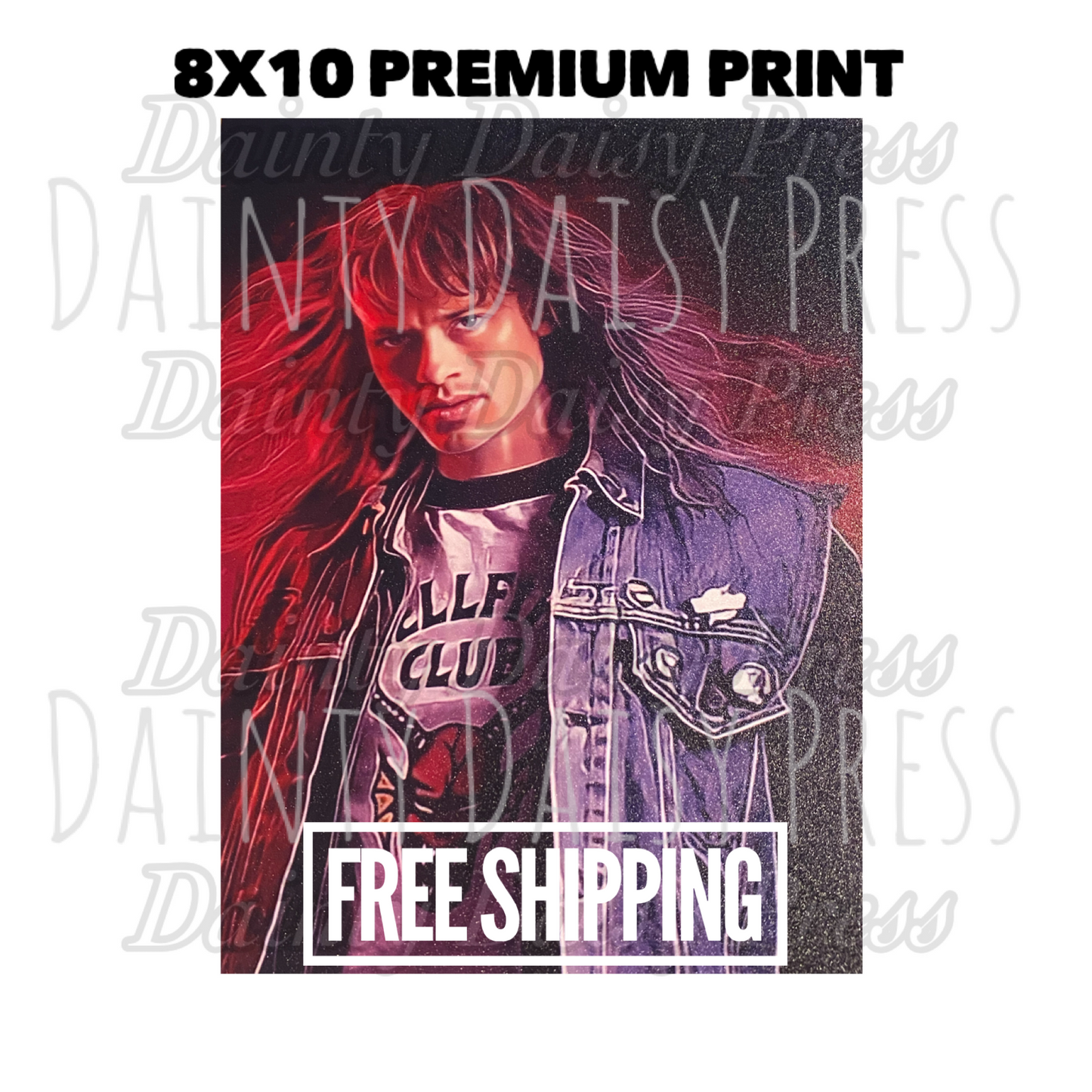 Eddie Munson 8X10 Print PREMIUM Quality Picture Stranger Things