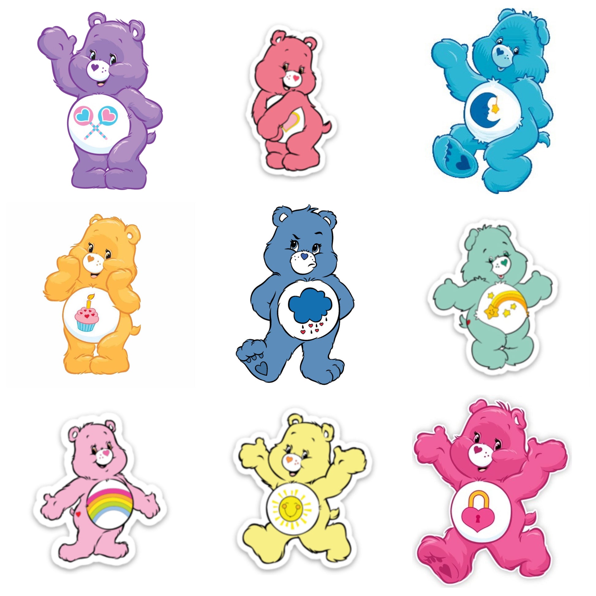 Care Bear Sticker, Care Bear, Carebear, Care Bear Cup, Care Bear Svg, Y2k  Stickers, 2000s Sticker, Stanley Cup, Care Bear Party. 