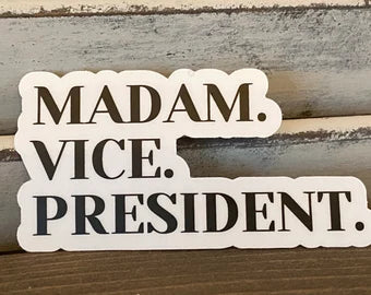 Madame Vice President sticker decal ALL weatherproof MVP