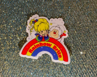 Rainbow Brite Vintage 1980 Sticker CLEAR Retro 1980s Rainbow Bright St –  Dainty Daisy Press