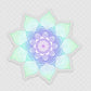 Mandala Starfish Hand Drawn Sticker Beach Vibes CLEAR Decal