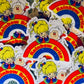 Rainbow Brite vintage 1980 stickers retro 1980s rainbow bright Stickers Decal