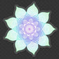 Mandala Starfish Hand Drawn Sticker Beach Vibes CLEAR Decal