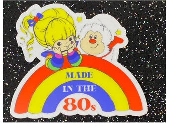 Rainbow Brite Vintage Made in the 80s Sticker Retro 1980s Rainbow Bright Stickers Decal