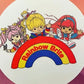 Rainbow Brite Vintage 80s Sticker Retro 1980s Moonglow Tickled Pink