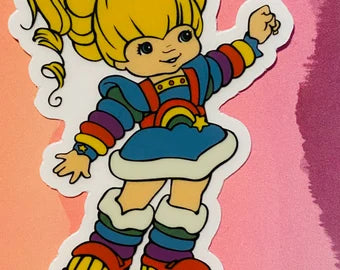 Rainbow Brite vintage 1980 sticker retro 1980s rainbow bright Stickers