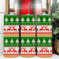 Retro Christmas Sweater Holiday Deer Party Tumbler 20 oz Hot and Cold Drinks Double Insulated