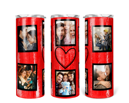 Personalized Picture Frame 20 oz Hot and Cold Double Insulated Drinking Cup