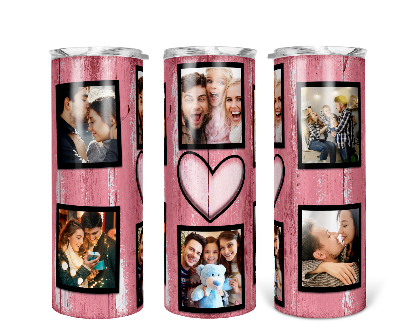 Personalized Picture Frame 20 oz Hot and Cold Double Insulated Drinking Cup
