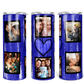 Personalized Picture Frame 20 oz Hot and Cold Double Insulated Drinking Cup