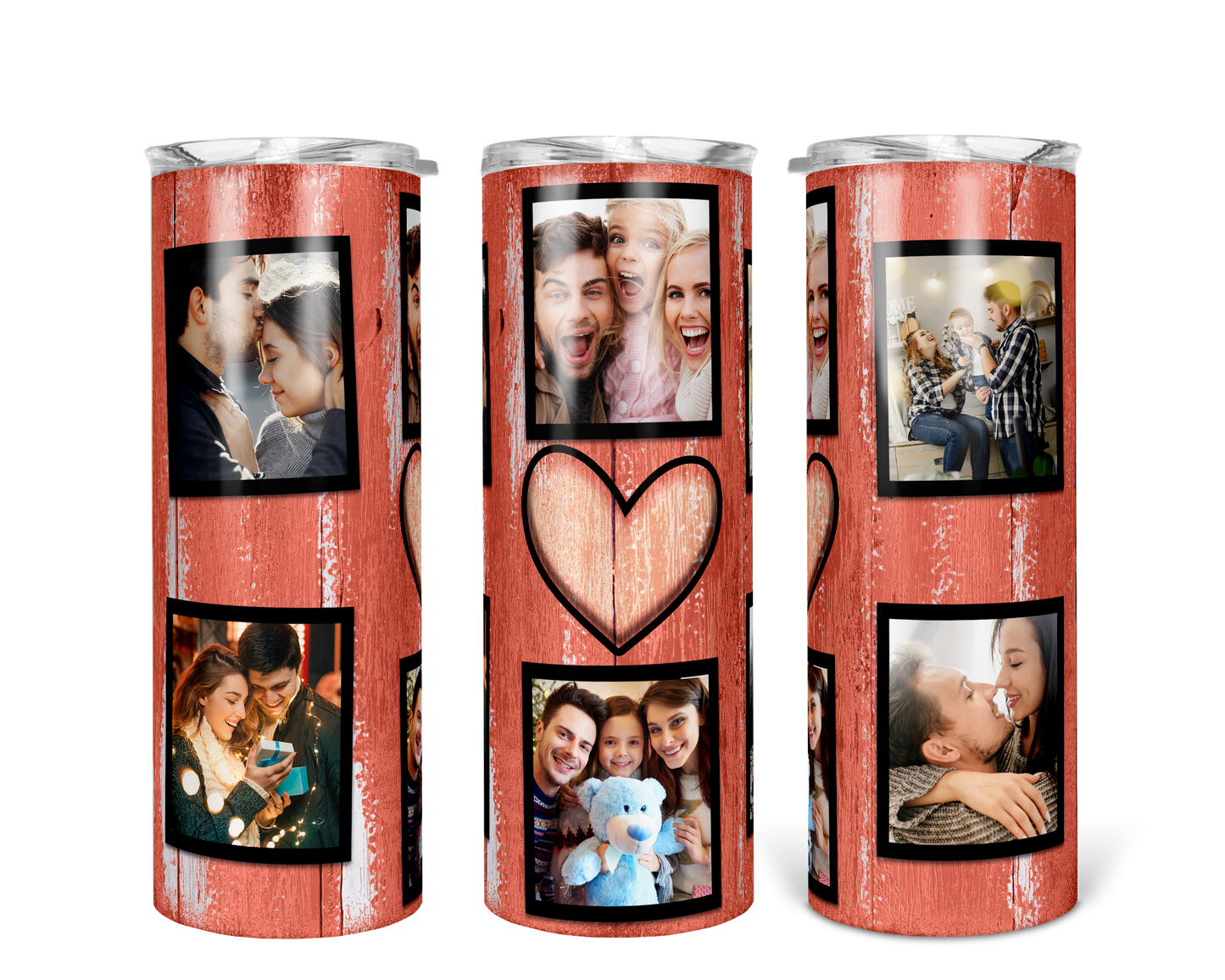 Personalized Picture Frame 20 oz Hot and Cold Double Insulated Drinking Cup