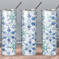 Snowflake tumbler 20 oz straight holiday tumblers Christmas gift double insulated lid and straw