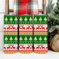 Retro Christmas Sweater Holiday Deer Party Tumbler 20 oz Hot and Cold Drinks Double Insulated