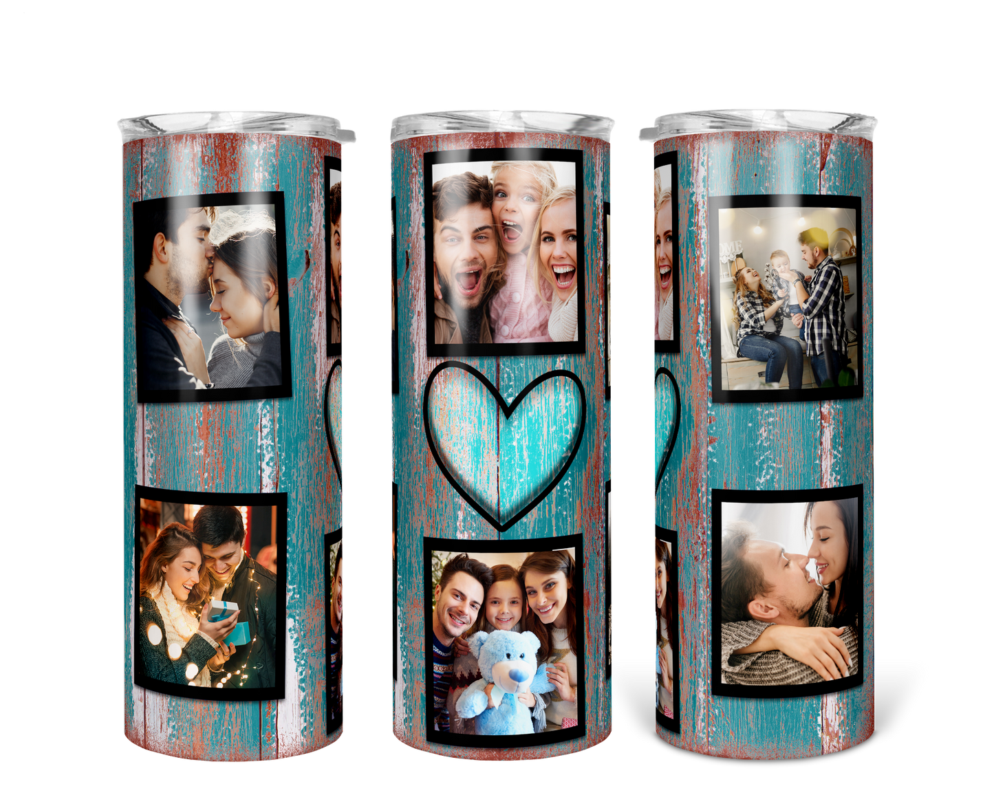 Personalized Picture Frame 20 oz Hot and Cold Double Insulated Drinking Cup