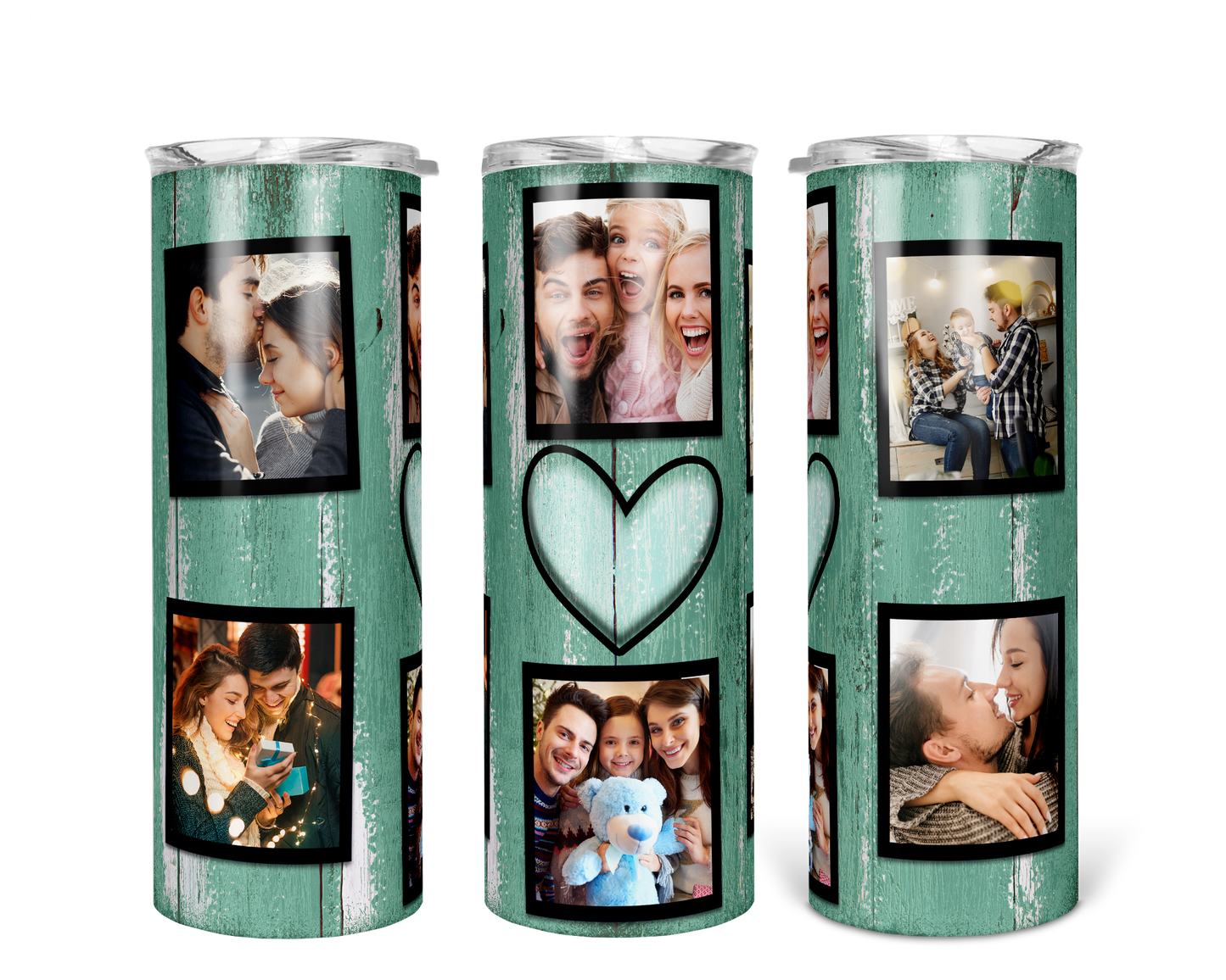 Personalized Picture Frame 20 oz Hot and Cold Double Insulated Drinking Cup