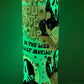Scream Halloween Tumbler Glitter Ghost Face Cup